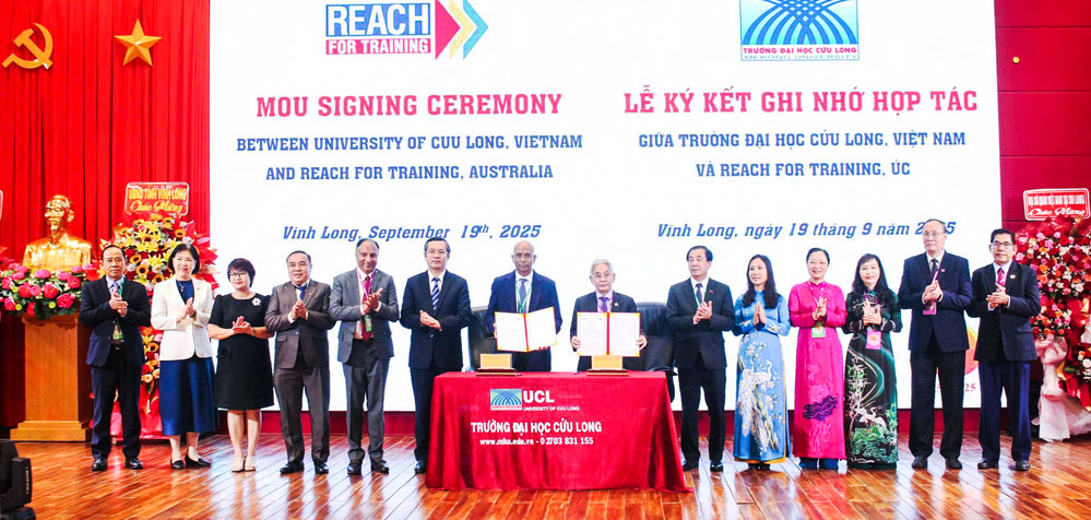 Trường ĐH Cửu Long ký biên bản ghi nhớ hợp tác với tổ chức ở Úc và Ấn Độ.