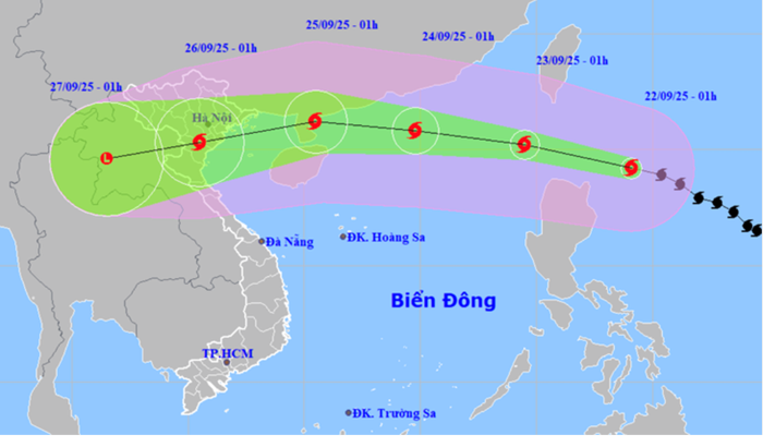Hôm nay, siêu bão Ragasa vào Biển Đông, cường độ có thể mạnh cấp 17, giật trên cấp 17