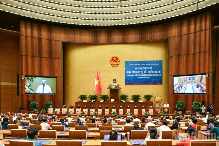 Quang cảnh hội nghị. (Ảnh: DUY LINH)