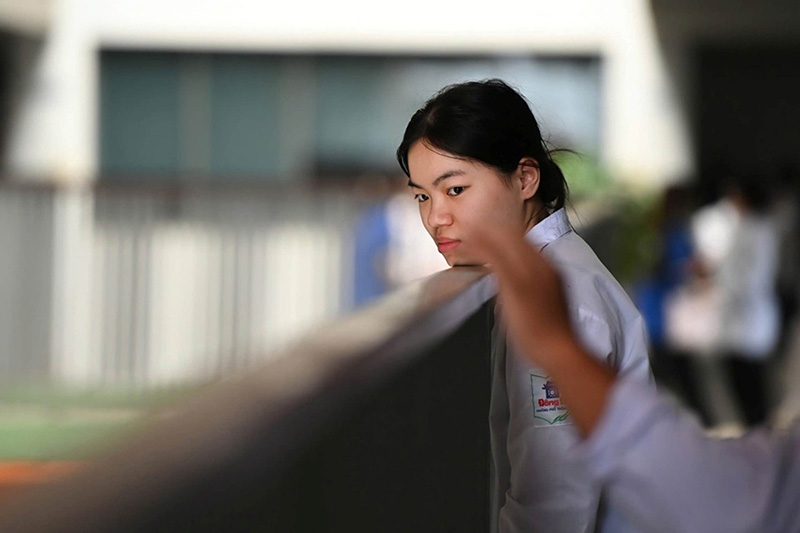 Thí sinh dự thi tốt nghiệp THPT 2025 (Ảnh: Hải Long).