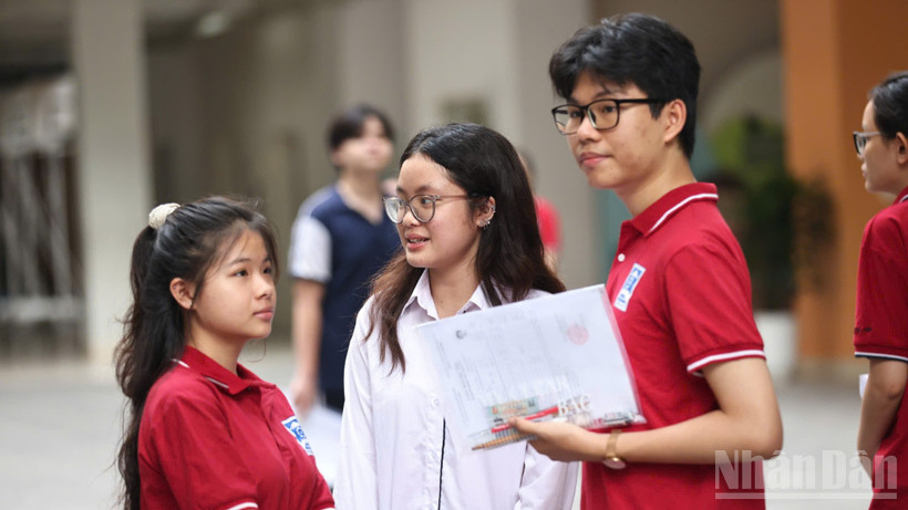 Thí sinh tham dự Kỳ thi tốt nghiệp THPT năm 2025. (Ảnh: ĐẠI THẮNG)