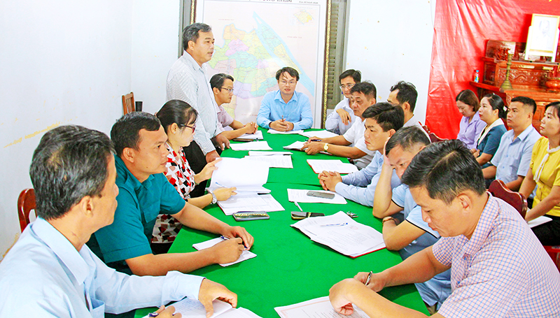 Đảng ủy xã Trung Ngãi họp bổ sung, kiện toàn ban chấp hành.