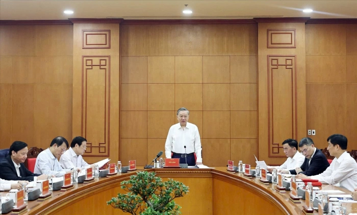 Kết luận của Tổng Bí thư Tô Lâm tại Phiên họp Thường trực Ban Chỉ đạo về công tác bảo đảm an ninh mạng, bảo mật thông tin, an toàn dữ liệu