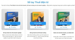Cục Thuế giới thiệu bộ 3 cuốn sổ tay điện tử hỗ trợ người nộp thuế