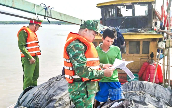 Bảo đảm an ninh trật tự khu vực tuyến biển ở Thới Thuận