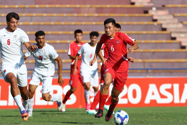 U.20 Triều Tiên (phải) có màn ngược dòng ngoạn mục.

ẢNH: MINH TÚ

