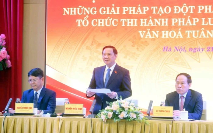 Khẩn trương xây dựng tiêu chí, công cụ đánh giá hiệu quả thực thi pháp luật