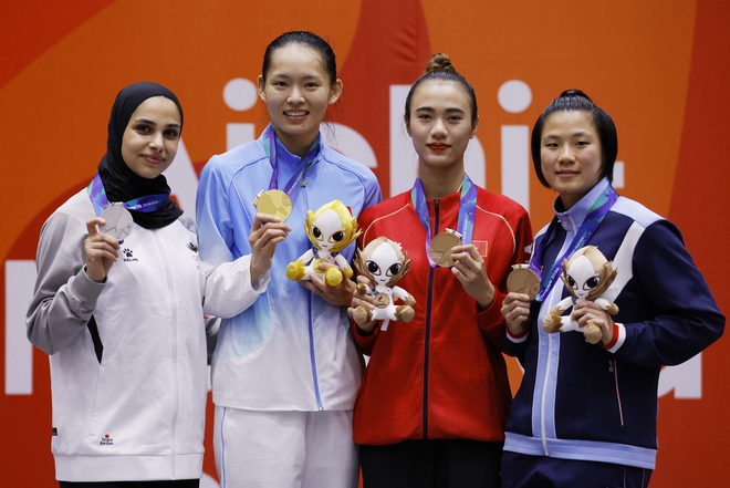 Diệu Ly giành thêm 1 HCĐ cho đoàn thể thao Việt Nam.

ẢNH: REUTERS

