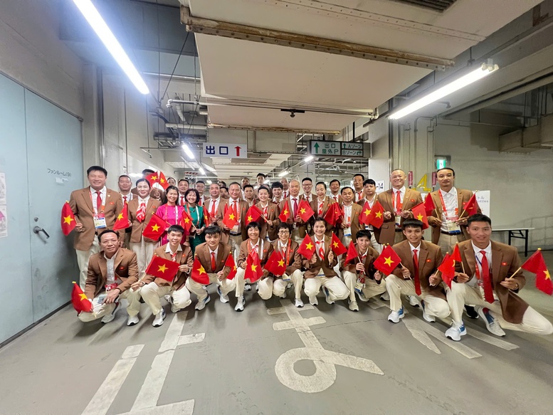 Đoàn Thể thao Việt Nam tại ASIAD 20 - Ảnh: Bùi Lượng