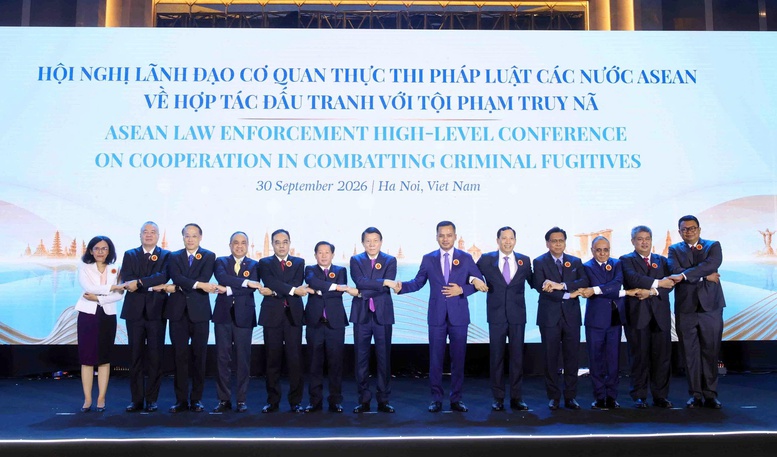 Đại tướng Lương Tam Quang cùng Trưởng Đoàn các nước ASEAN tham dự Hội nghị - Ảnh: Kiên Phạm

