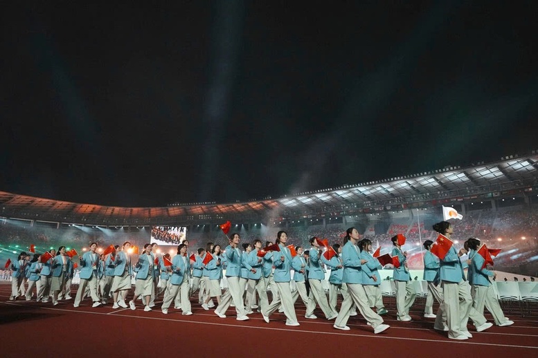 Đoàn Thể thao Trung Quốc tham dự tại ASIAD 20 - Ảnh: AP