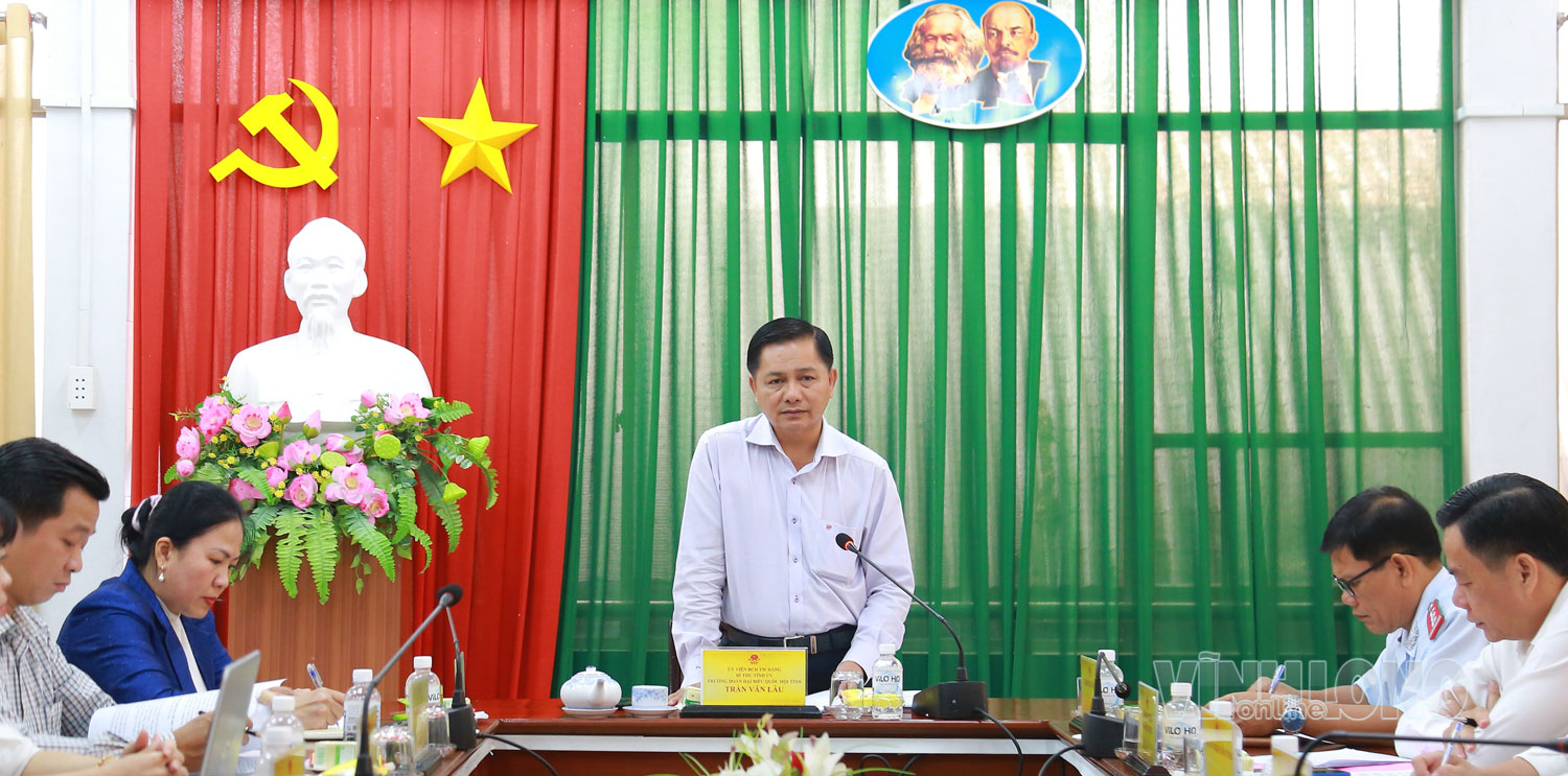 Đồng chí Trần Văn Lâu – Ủy viên BCH Trung ương Đảng, Bí thư Tỉnh ủy, Trưởng Đoàn Đại biểu Quốc hội tỉnh chủ trì buổi tiếp công dân định kỳ tháng 8/2026.