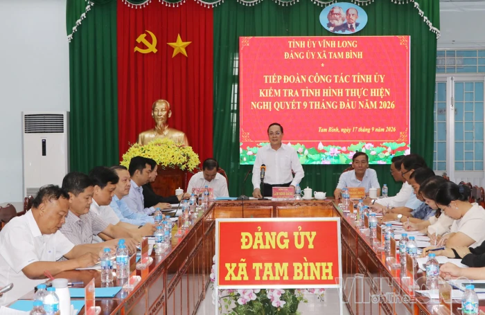 Xã Tam Bình đẩy mạnh phát triển kinh tế - xã hội gắn với định hướng đô thị