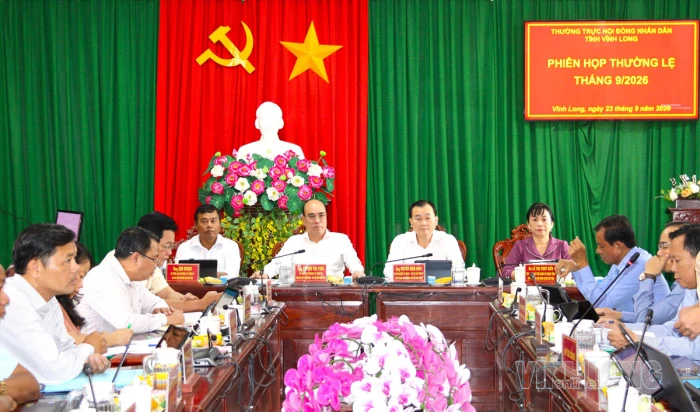 Thường trực HĐND tỉnh tổ chức phiên họp thường lệ tháng 9/2026