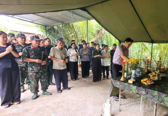 Xã Đồng Khởi phối hợp tìm kiếm, quy tập hài cốt liệt sĩ