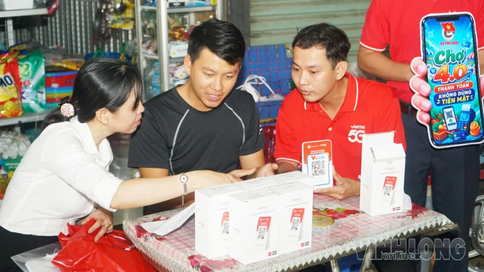 Thêm tiện ích số tại Chợ Phú Quới