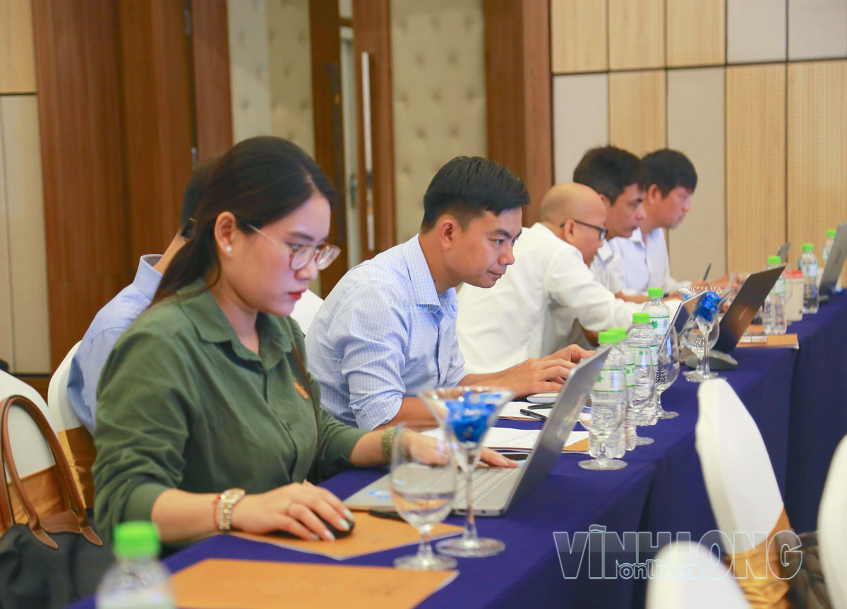 Đại biểu phóng viên, biên tập viên các cơ quan báo chí tham dự tập huấn.