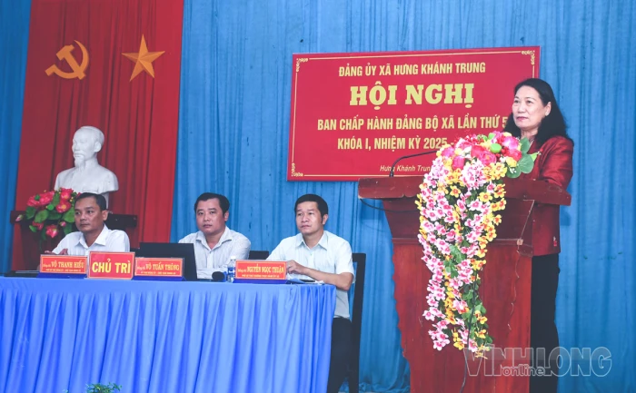 Xã Hưng Khánh Trung tập trung triển khai đồng bộ các nhóm giải pháp trong 3 tháng cuối năm 2026