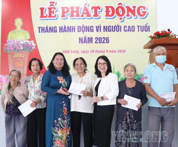 Vĩnh Long phát động Tháng hành động vì người cao tuổi năm 2026