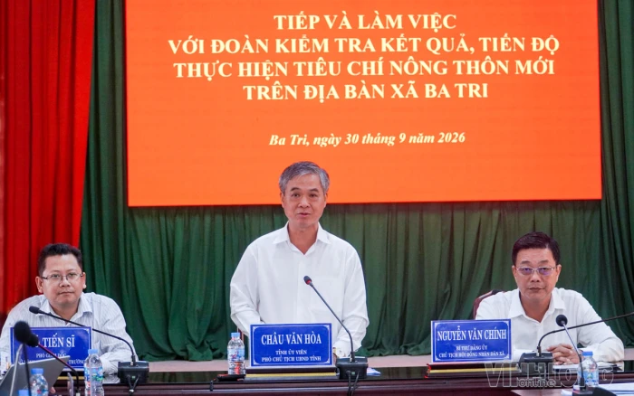  Xã Ba Tri đạt 7/10 tiêu chí nông thôn mới