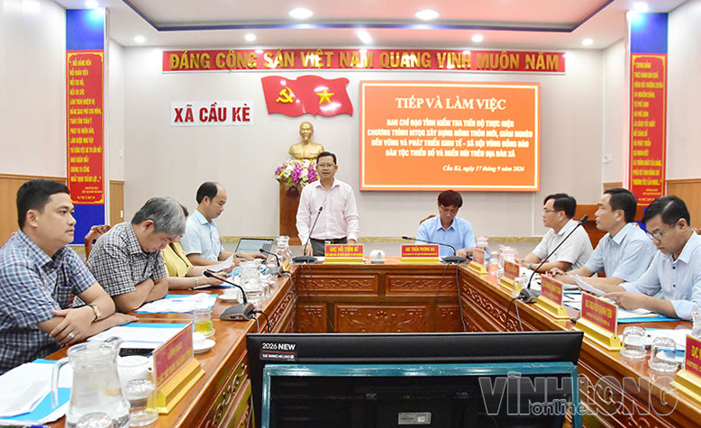 Xã Cầu Kè nâng chất các tiêu chí nông thôn mới