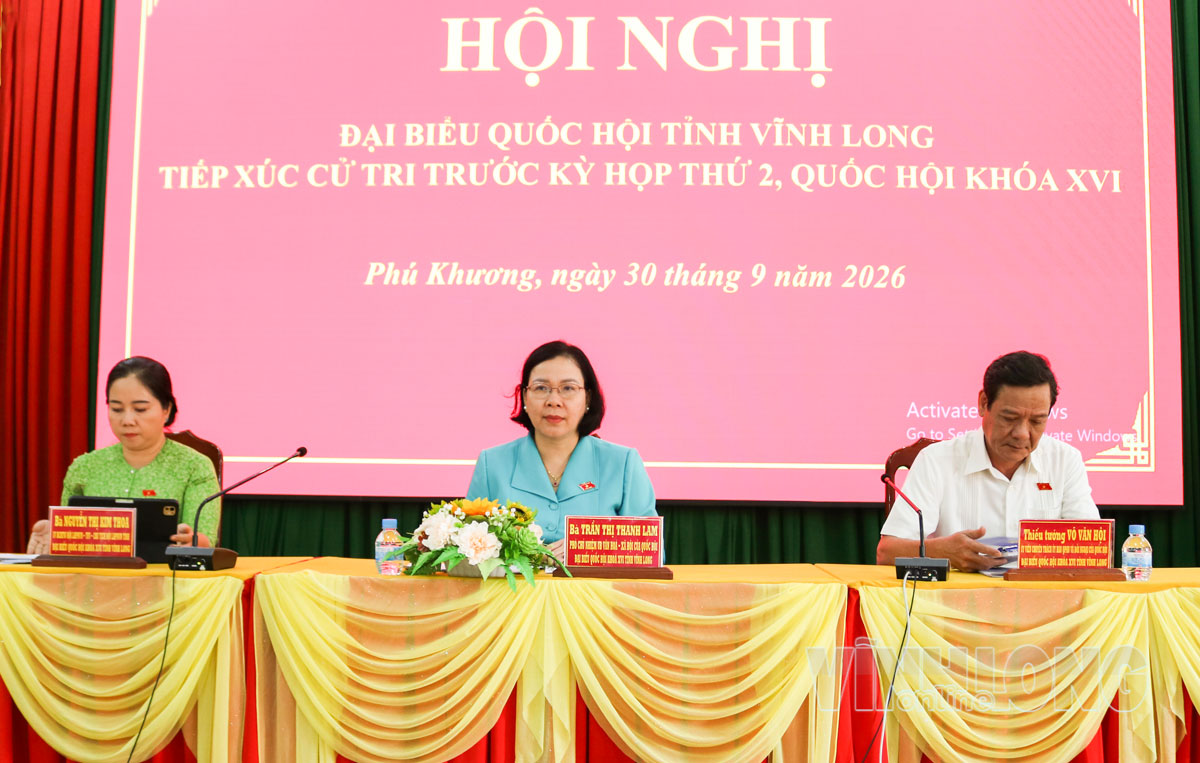 Đại biểu Quốc hội khóa XVI tỉnh - Đơn vị bầu cử số 5. Ảnh: THÀNH LẬP.