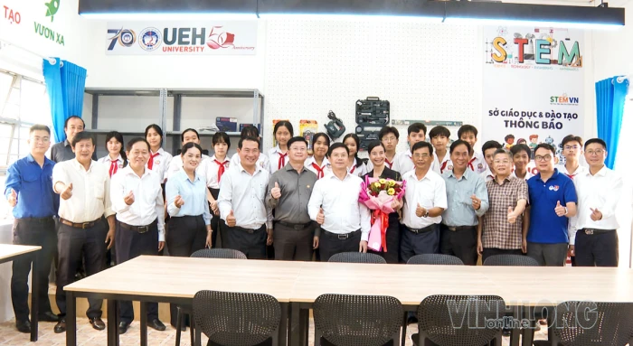 Khánh thành phòng học STEM tại Trường THCS Trà Cú