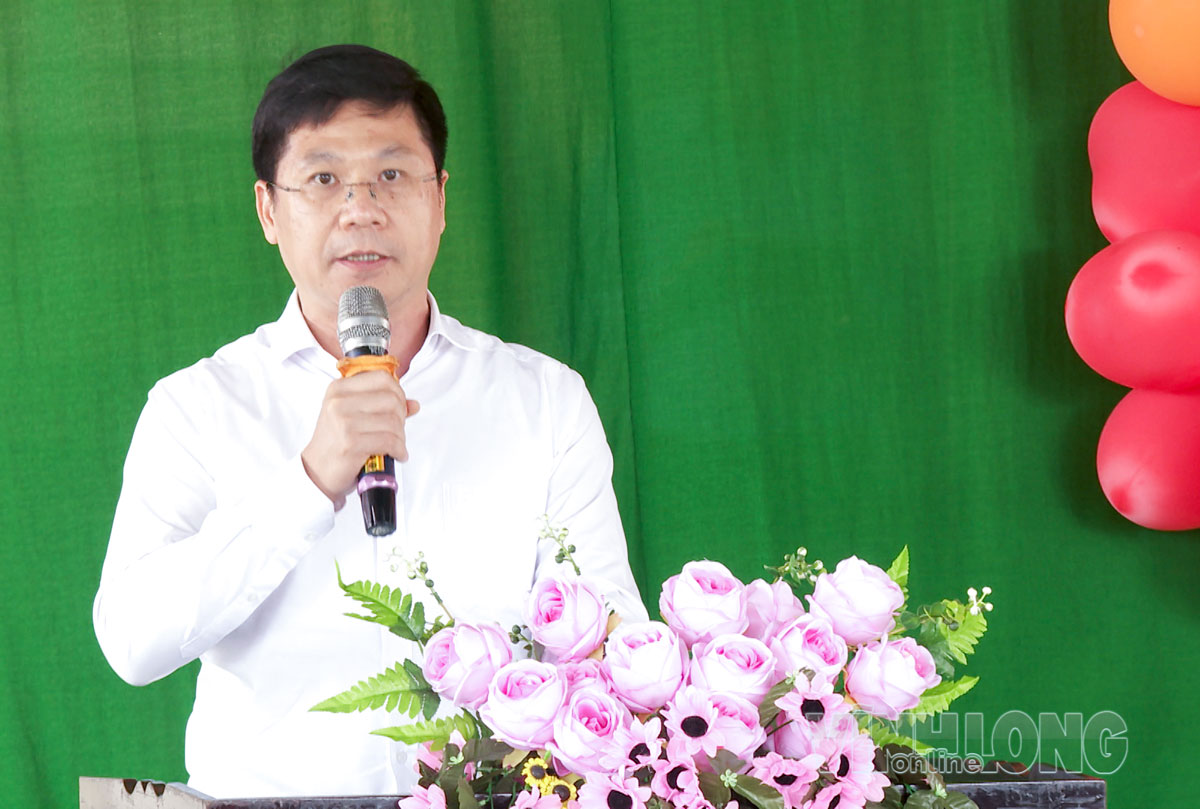 GS.TS. Nguyễn Hữu Ánh- Phó Giám đốc NEU phát biểu tại lễ khánh thành.