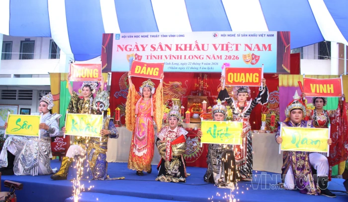 Vĩnh Long kỷ niệm ngày Sân khấu Việt Nam năm 2026