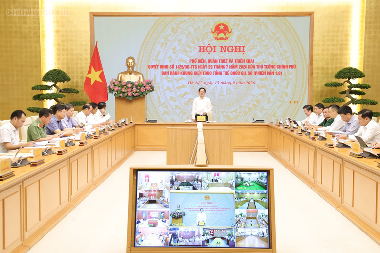 Phó Thủ tướng Hồ Quốc Dũng chủ trì Hội nghị - Ảnh: chinhphu.vn/Gia Huy

