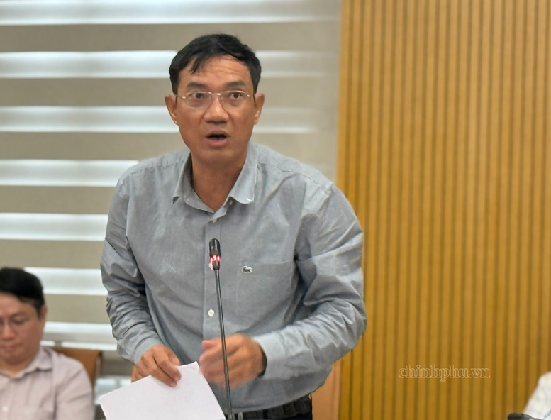 Ông Vũ Xuân Thành, Phó Cục trưởng Cục Quản lý Đê điều và Phòng chống thiên tai - Ảnh: Chinhphu.vn/Đỗ Hương

