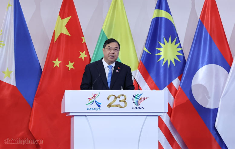 Phó Thủ tướng Thường trực Phạm Gia Túc phát biểu tại Lễ khai mạc - Ảnh: chinhphu.vn/Phương Nguyên

