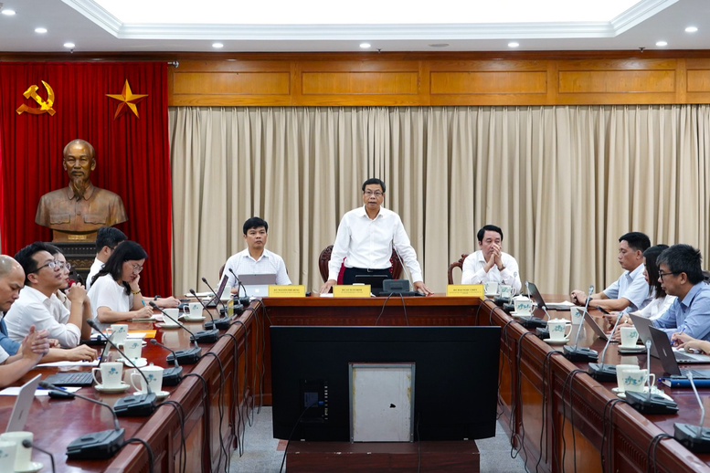 Hội nghị triển khai Chương trình khoa học, công nghệ và đổi mới sáng tạo quốc gia đặc biệt về công nghệ chiến lược - Ảnh: chinhphu.vn/TG

