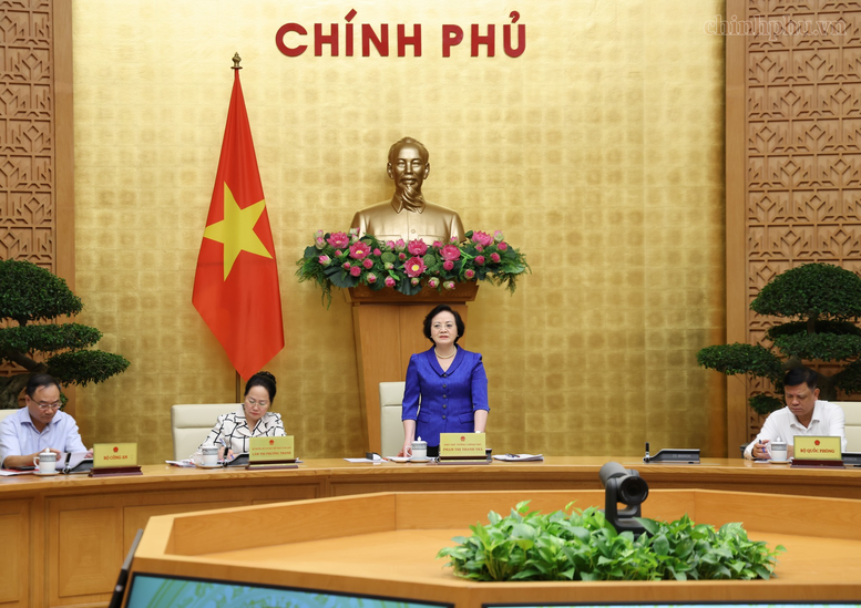 Phó Thủ tướng Phạm Thị Thanh Trà yêu cầu hoạt động của Ban Chỉ đạo Nhà nước về du lịch cũng phải được đổi mới theo hướng rõ người, rõ việc, rõ trách nhiệm và rõ kết quả đầu ra - Ảnh: chinhphu.vn/Thu Giang

