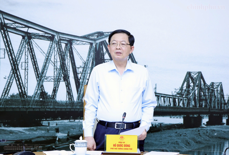 Phó Thủ tướng Hồ Quốc Dũng kết luận - Ảnh: chinhphu.vn/Gia Huy

