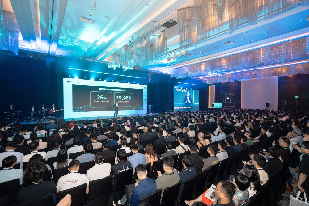 Toàn cảnh phiên chính sự kiện AWS Cloud and AI Day Hà Nội. (Ảnh: AWS Việt Nam)
