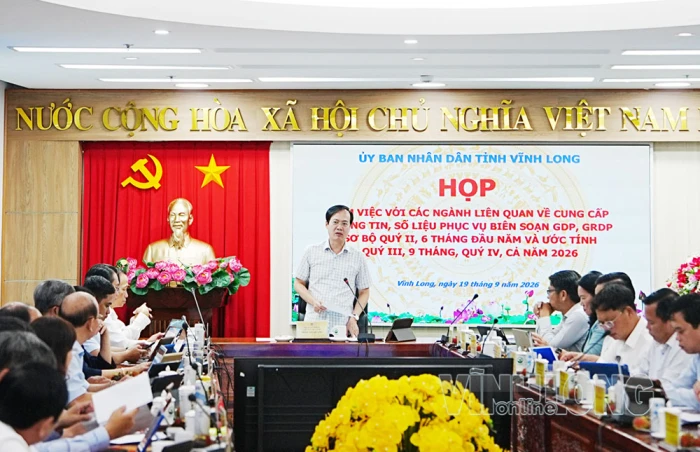 Vĩnh Long góp ý dự thảo số liệu GDP, GRDP năm 2026