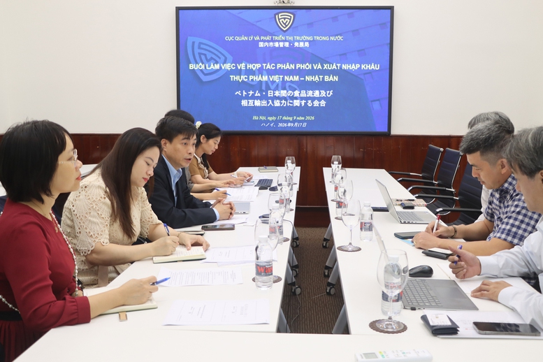 Cục Quản lý và Phát triển thị trường trong nước (Bộ Công Thương) làm việc với đại diện doanh nghiệp Nhật Bản và Hệ thống hợp tác xã thương mại CGC

