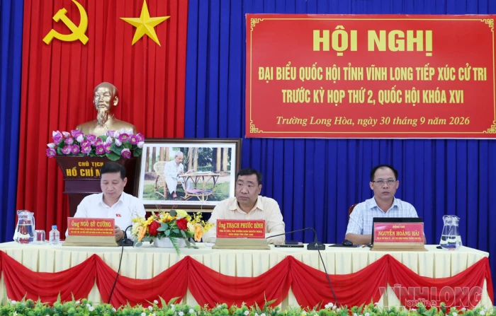 Đại biểu Quốc hội khóa XVI tiếp xúc cử tri các địa phương