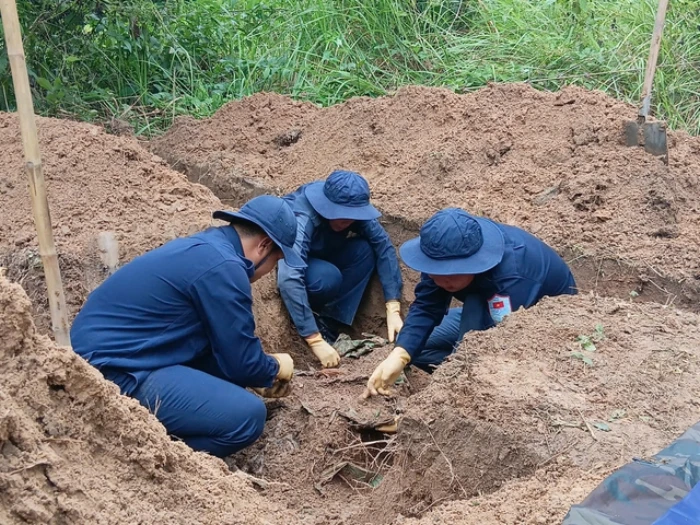 An Giang quy tập được nhiều hài cốt liệt sĩ ở xã Ô Lâm
