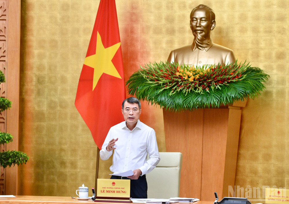 Thủ tướng Chính phủ Lê Minh Hưng chủ trì Phiên họp Chính phủ chuyên đề xây dựng pháp luật tháng 9/2026. (Ảnh: THANH GIANG)