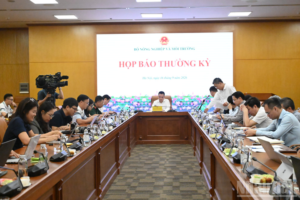 Nhiều thông tin nóng được giải đáp trong Họp báo thường kỳ tháng 9 của Bộ Nông nghiệp và Môi trường.
