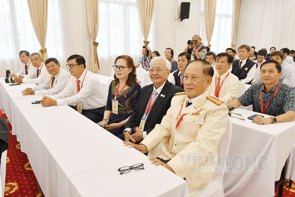 Đoàn đại biểu NSNA đơn vị tỉnh Vĩnh Long tại Đại hội.