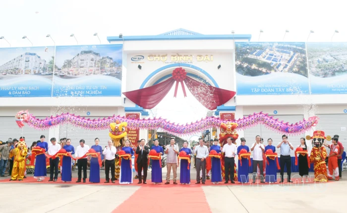 Phố chợ Bình Đại: Mở thêm không gian giao thương, tạo động lực phát triển thương mại
