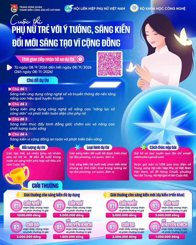 Các nội dung về cuộc thi.

ẢNH: BTC


