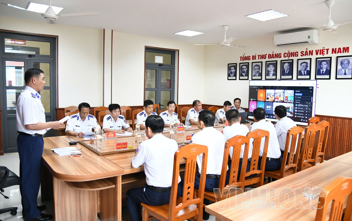 Quang cảnh điểm cầu Bộ Tư lệnh Vùng