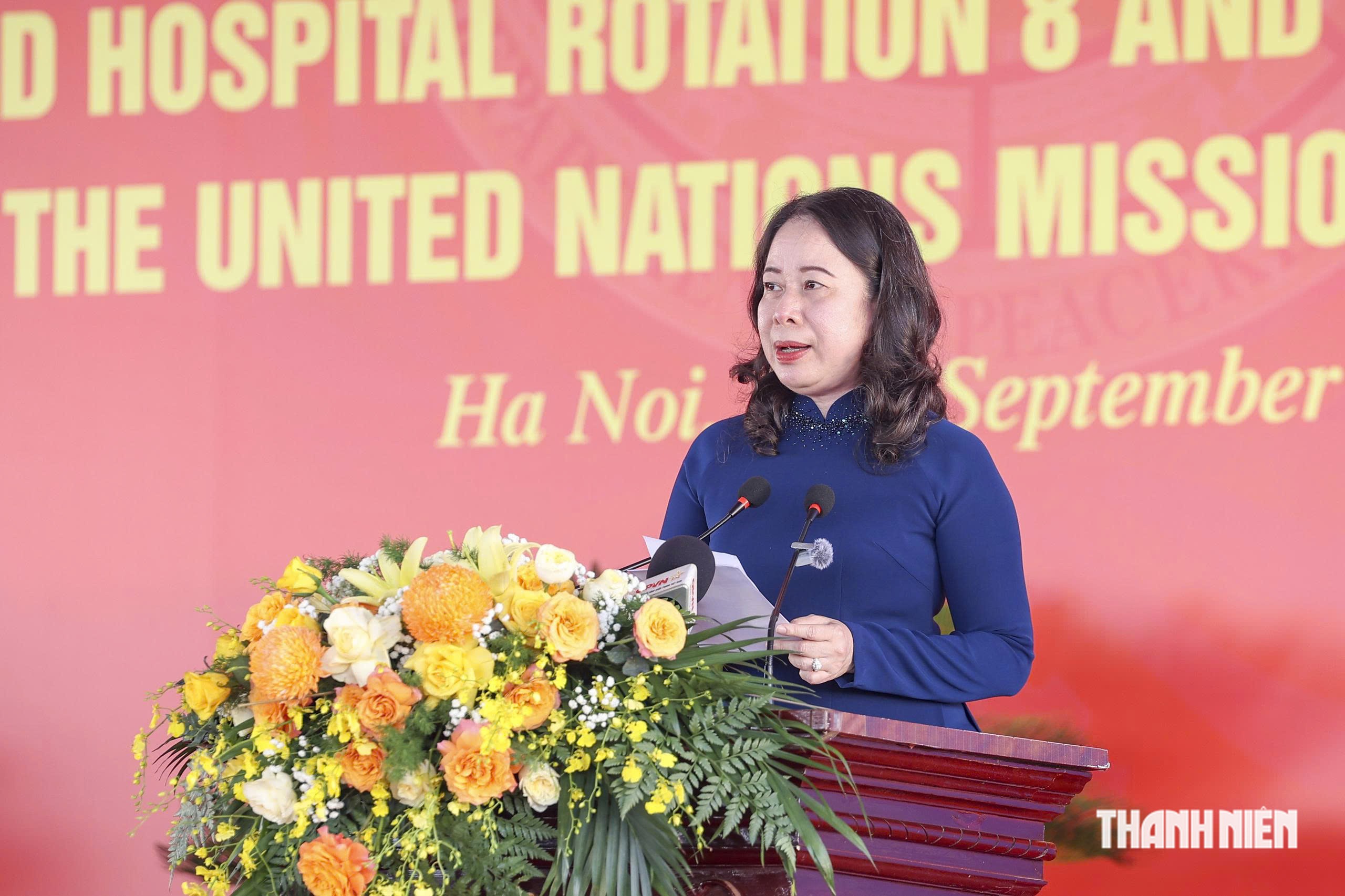 Phó chủ tịch nước Võ Thị Ánh Xuân phát biểu chỉ đạo tại buổi lễ.

ẢNH: TUẤN MINH

