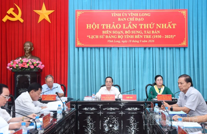 Hội thảo lần thứ 1 biên soạn, bổ sung, tái bản “Lịch sử Đảng bộ tỉnh Bến Tre (1930-2025)