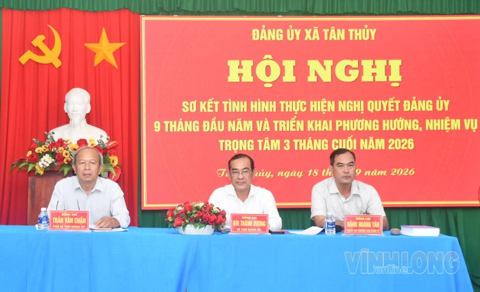 Xã Tân Thủy thu ngân sách đạt 174% Nghị quyết