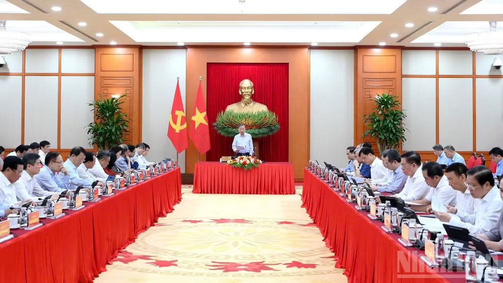 Tổng Bí thư, Chủ tịch nước Tô Lâm chủ trì Phiên họp (Ảnh: ĐĂNG KHOA)
